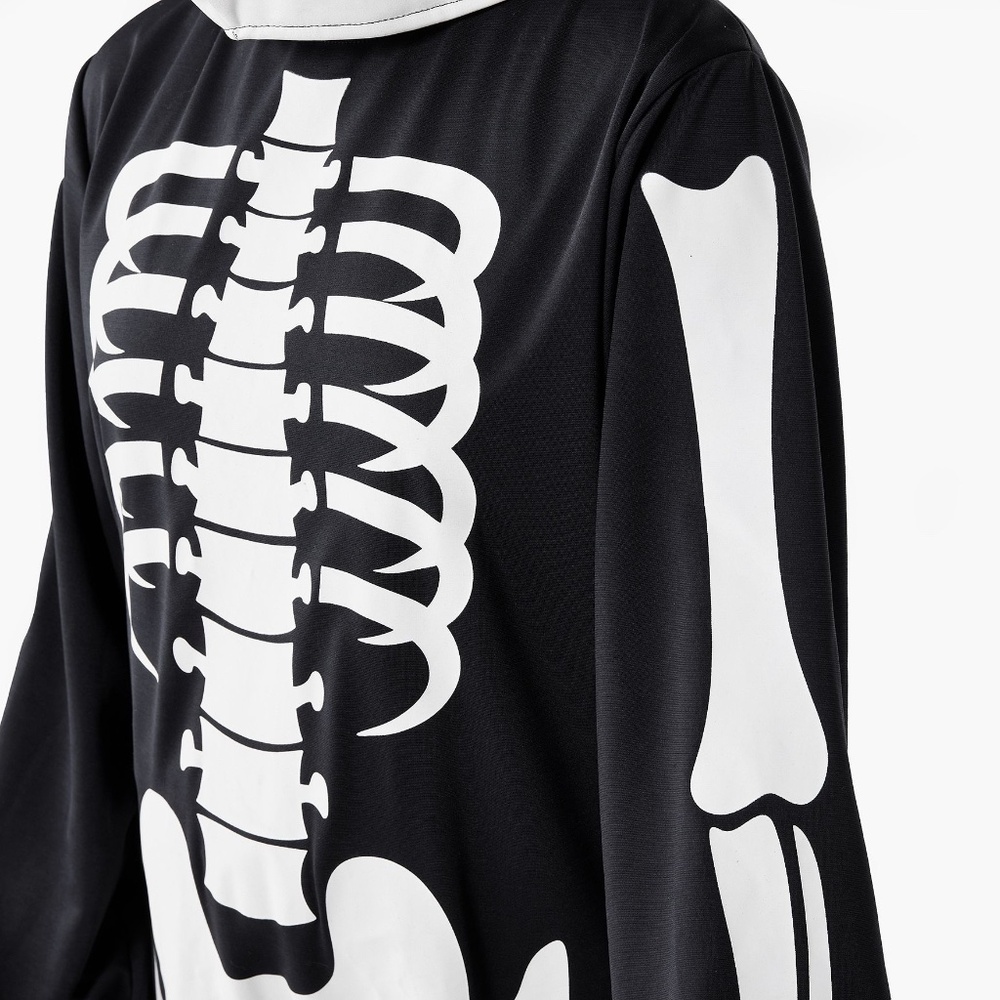 Dino Skeleton Glow-in-Dark Adult Costume (no Head)- PB - Picture 3 of 10